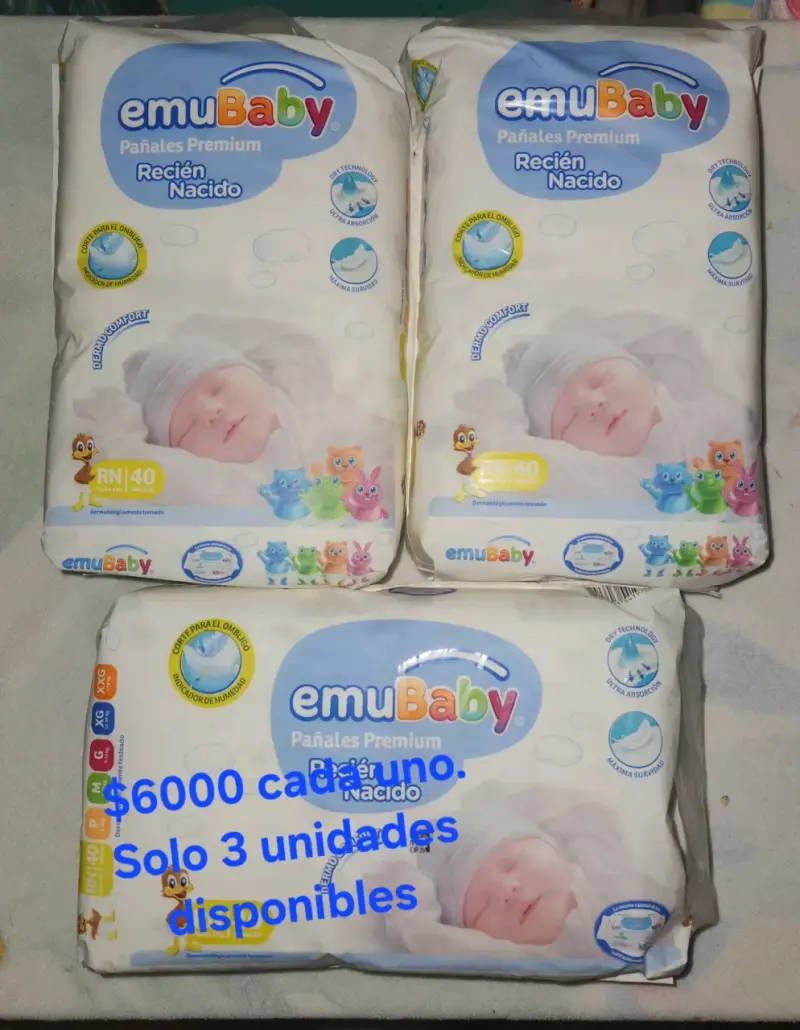 Pañales EmuBaby Recién Nacido Premium