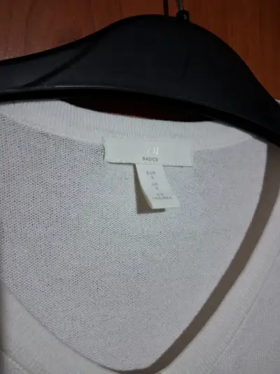 Cardigan blanco de mujer H&M básico - miniatura 2
