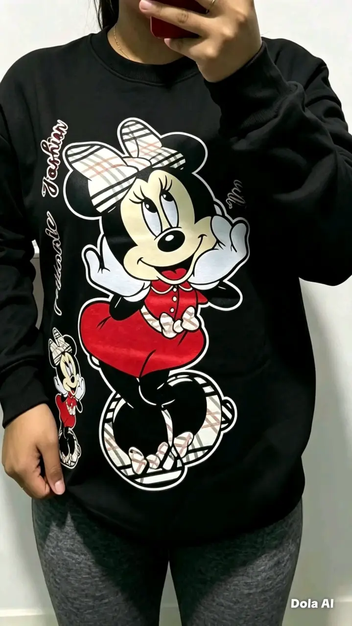 Polerón Minnie Mouse para mujer en varios colores - 1