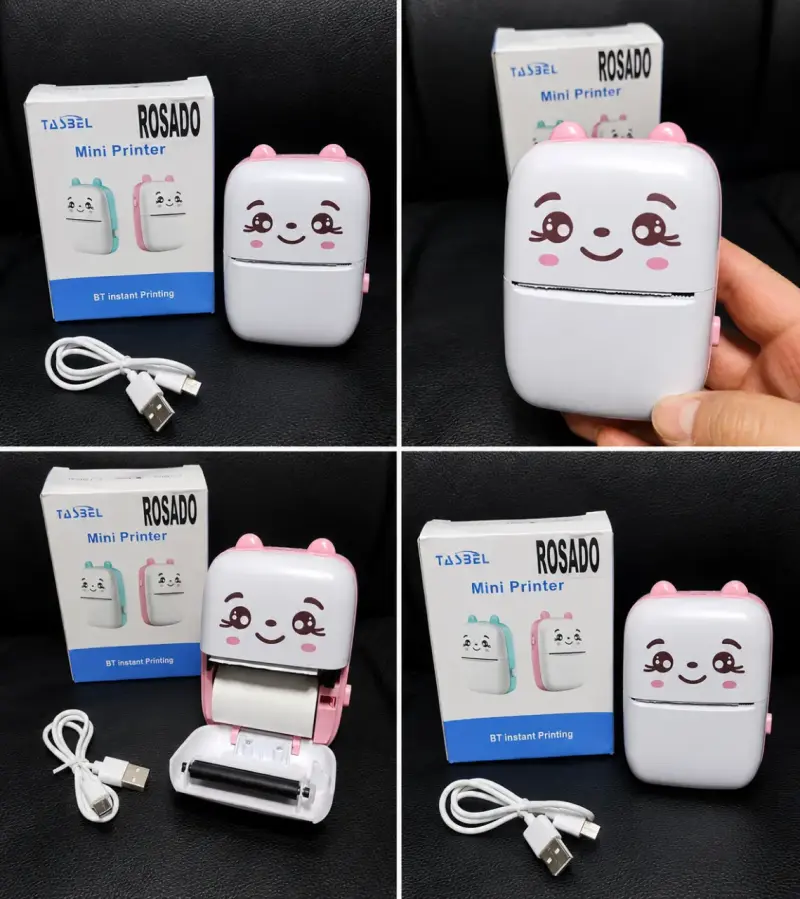 Mini Impresora Térmica Bluetooth Kawaii Portátil