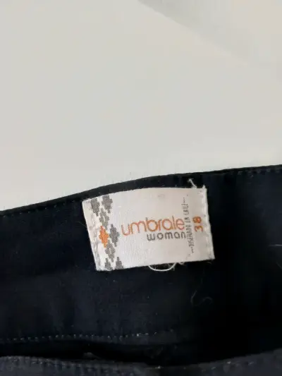Pantalones negros de mujer Umbrale talla 38 - miniatura 2