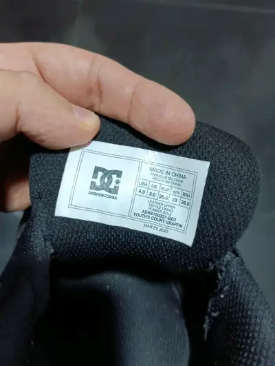 Zapatillas negras DC Shoes talla 35 - miniatura 2