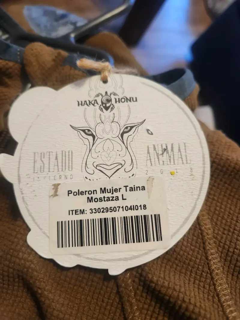 Polerón Mujer Mostaza Haka Honu Taina