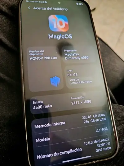 Honor 200 Lite 256gb + 8+8RAM - miniatura 5