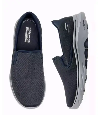 Zapatillas Slip-On Negras Skechers Hombre - miniatura 4