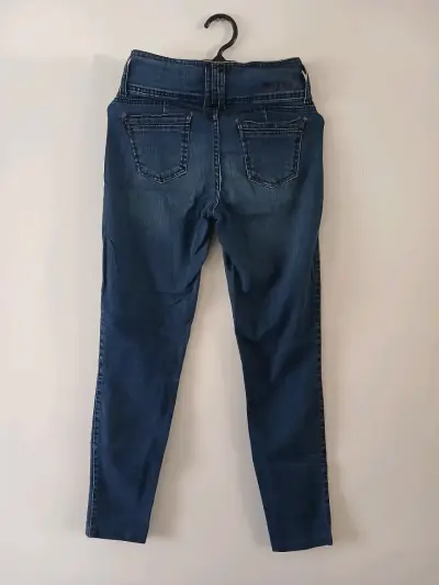 Jeans ajustados azul oscuro Wados para mujer - miniatura 2