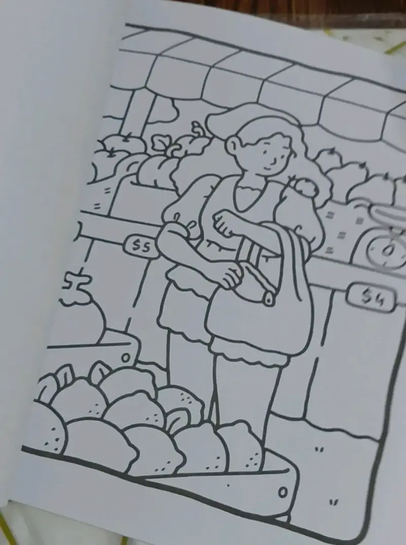 Pack 4 libros Colorear Cute Girl Moments - 4