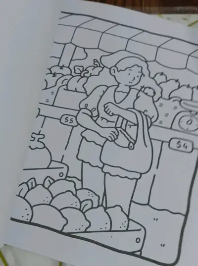 Pack 4 libros Colorear Cute Girl Moments - miniatura 4