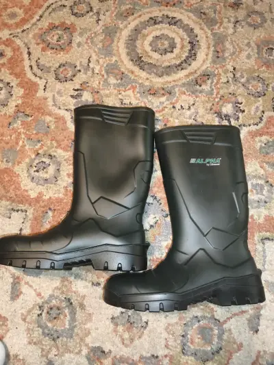 Botas de goma Alpha negras talla 44 - miniatura 2
