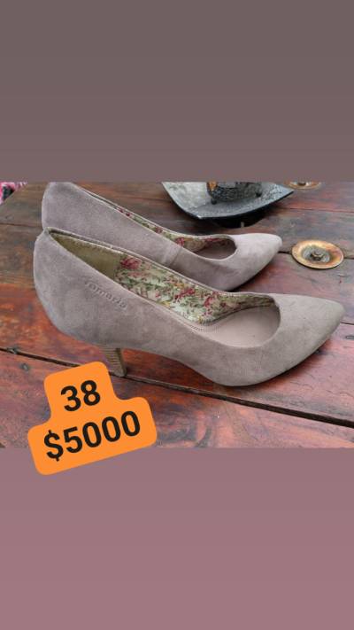 Zapatos de Tacón Alto Negros Talla 38 - miniatura 4