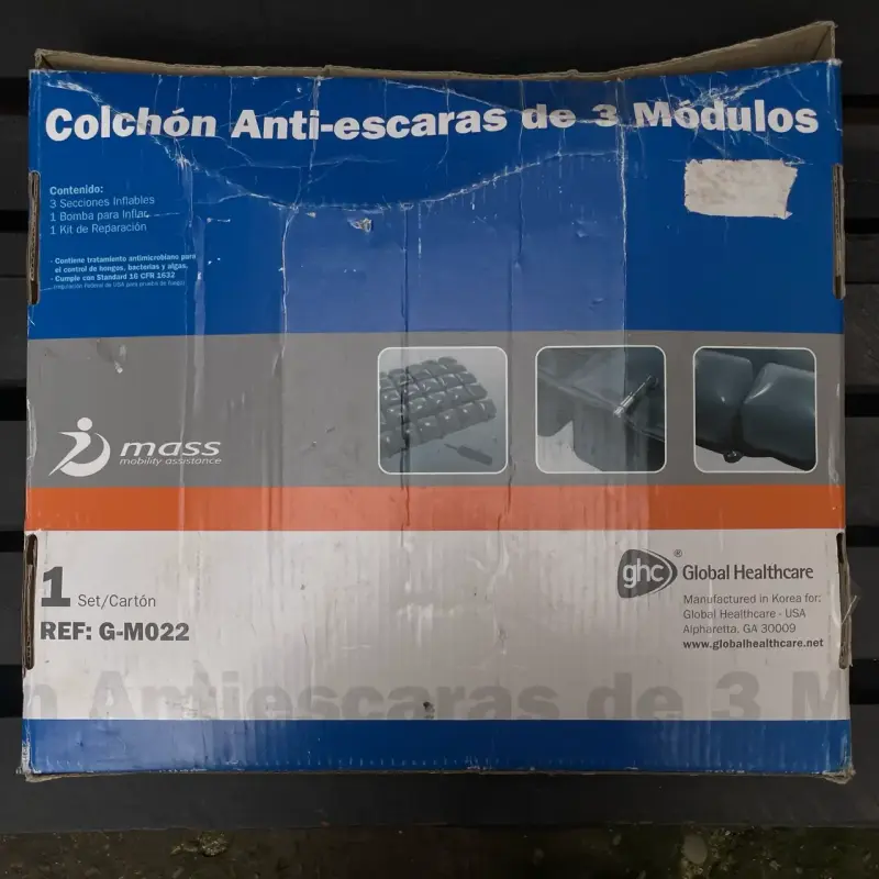 Colchón anti-escaras de 3 módulos con bomba - 1