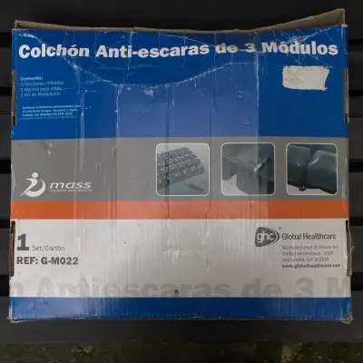 Colchón anti-escaras de 3 módulos con bomba - miniatura 1