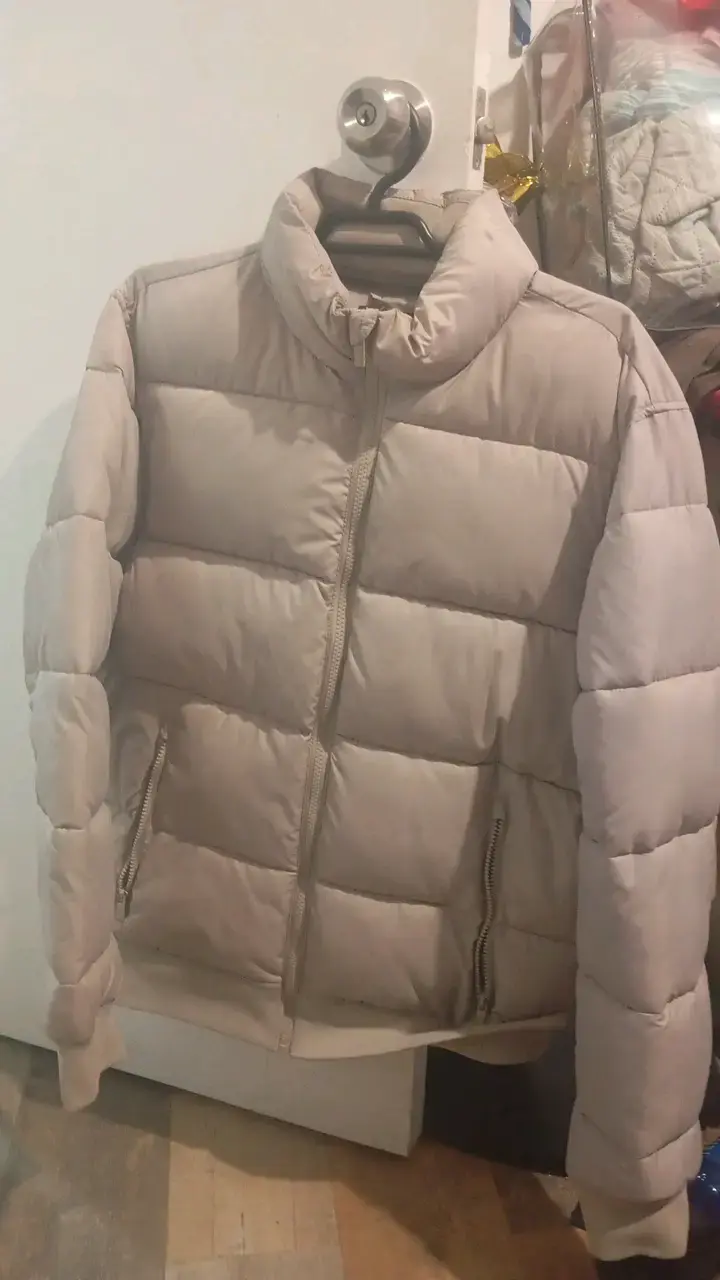 Chaqueta acolchada beige Newport talla M - 1