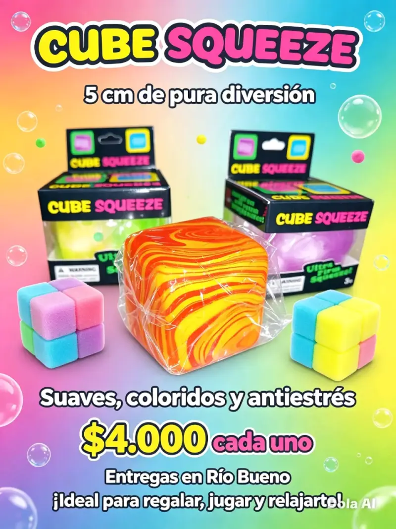 Juguetes antiestrés Squishies y Cubos - 3