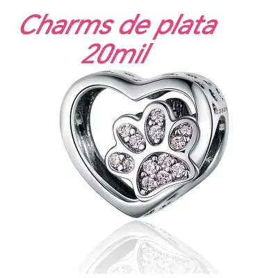 Pulsera de plata Pandora con charms - miniatura 2