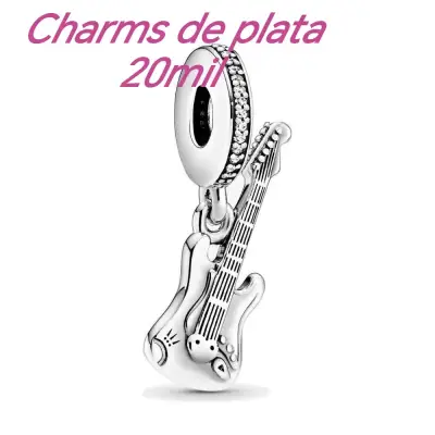 Pulsera de plata Pandora con charms - miniatura 5