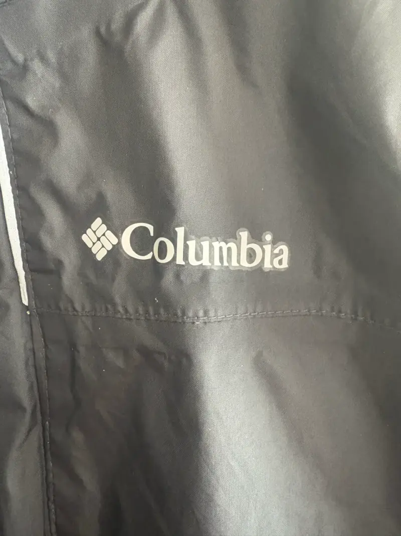 Chaqueta impermeable Columbia negra Omni-Tech - 2