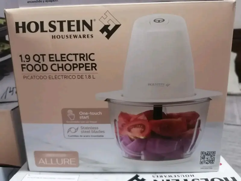 Picatodo Eléctrico Holstein 1.8L con Cuchillas de Acero
