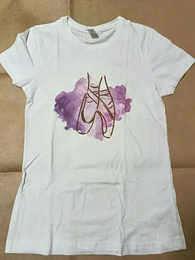 Dos Poleras  diseño ballet (Talla 9/10 y Talla S) - miniatura 5