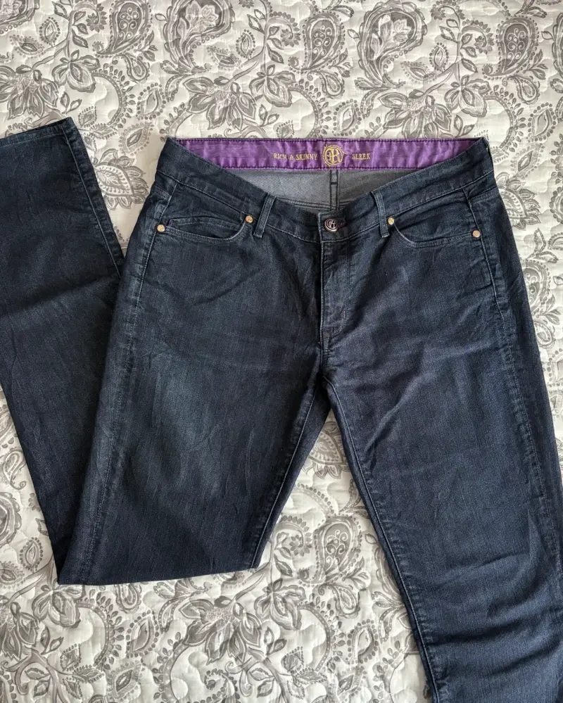 Jeans Rich & Skinny azul oscuro para mujer - 1