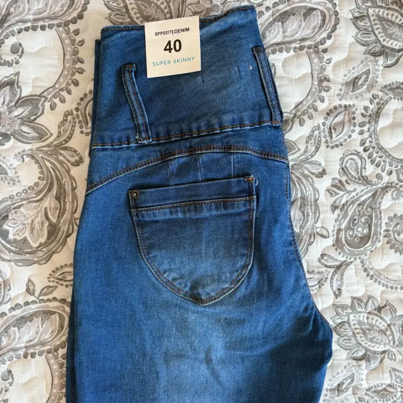 Jeans Super Skinny Mujer Talla 40 - 2