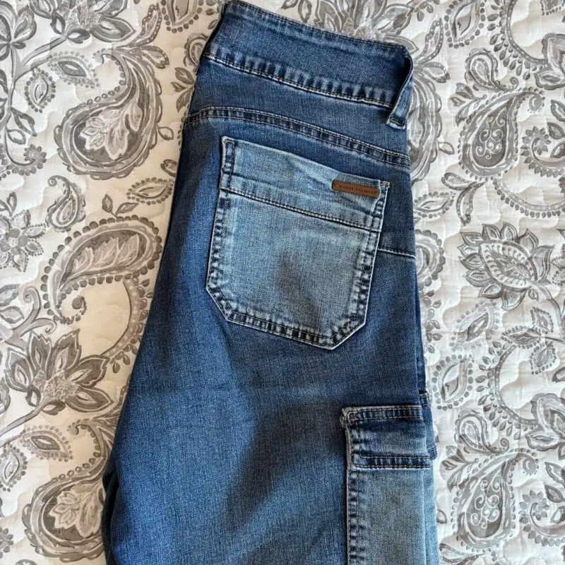 Jeans cargo azul para mujer Wados - 3
