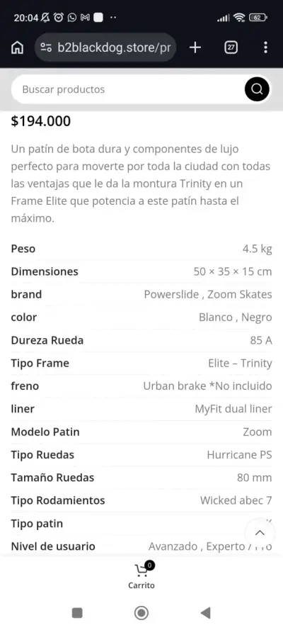 Patin Powerslide – Zoom Pro 80 - miniatura 6