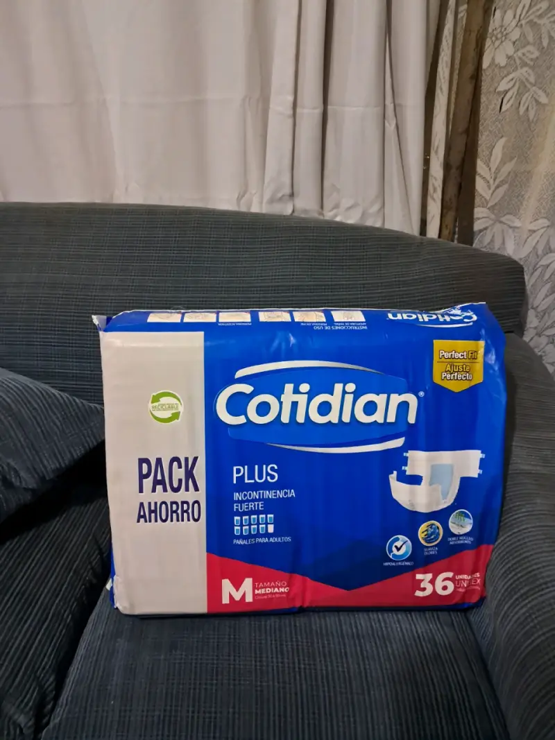 Pañales para adultos Cotidian Plus M 36 unidades - 2