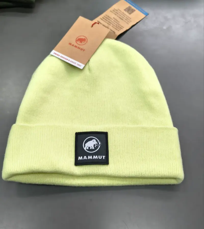 Gorro de lana amarillo Mammut