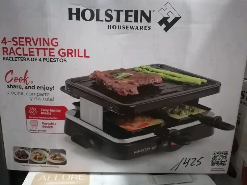 Raclette Grill Holstein para 4 personas