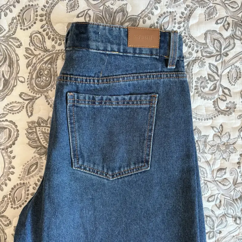 Jeans de mezclilla azul para mujer Opposite - 3