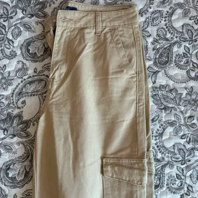 Pantalones cargo beige para mujer Index - miniatura 4