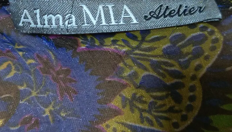 Blusa transparente estampada Alma Mia Atelier - 3