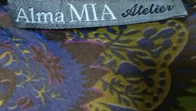 Blusa transparente estampada Alma Mia Atelier - miniatura 3