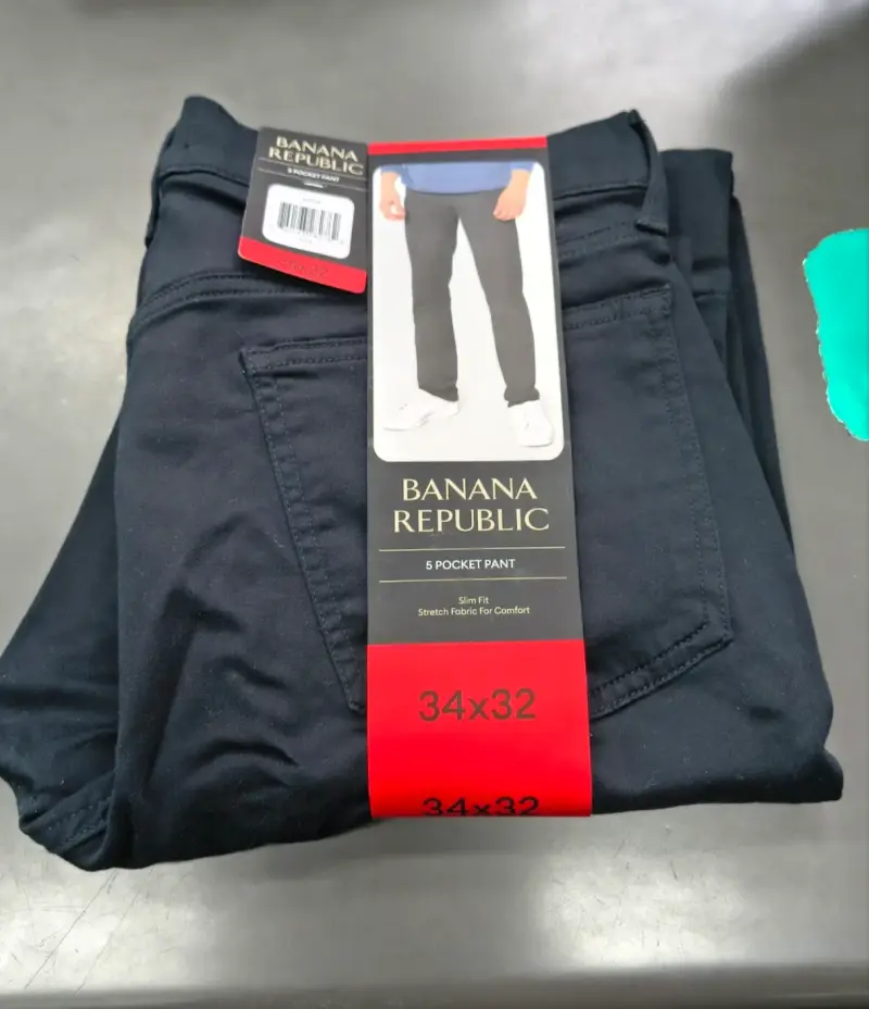 Pantalones Banana Republic 5 Pocket Negro Talla 34x32