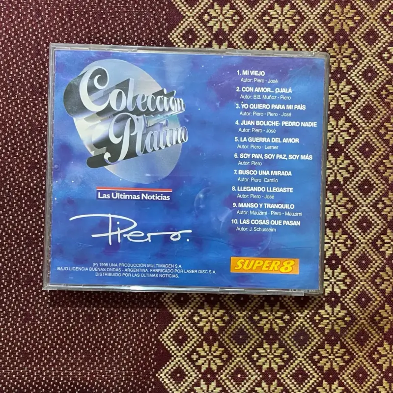 CD Colección Platino de Piero 1998 - 4