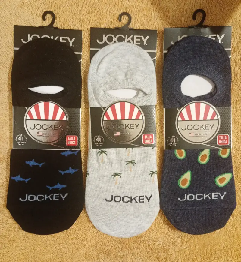Pack de calcetines invisibles Jockey con diseño - 1