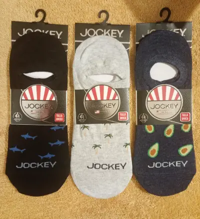 Pack de calcetines invisibles Jockey con diseño - miniatura 1