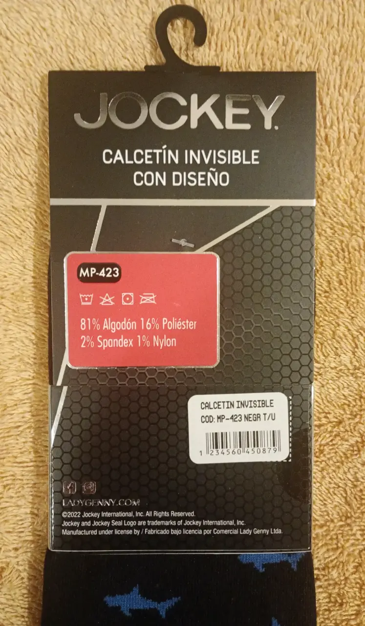 Pack de calcetines invisibles Jockey con diseño - 3