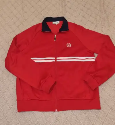 Chaqueta deportiva roja Sergio Tacchini - miniatura 1