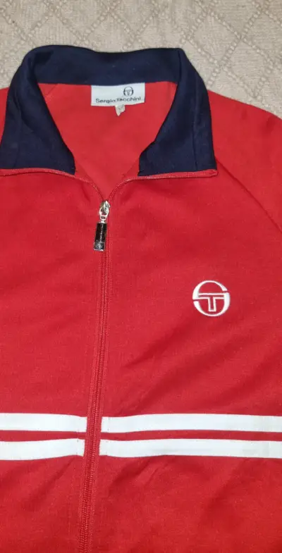 Chaqueta deportiva roja Sergio Tacchini - miniatura 2
