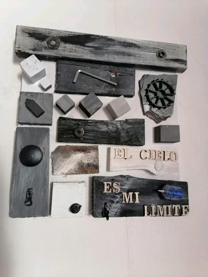 Cuadro decorativo con diseño industrial