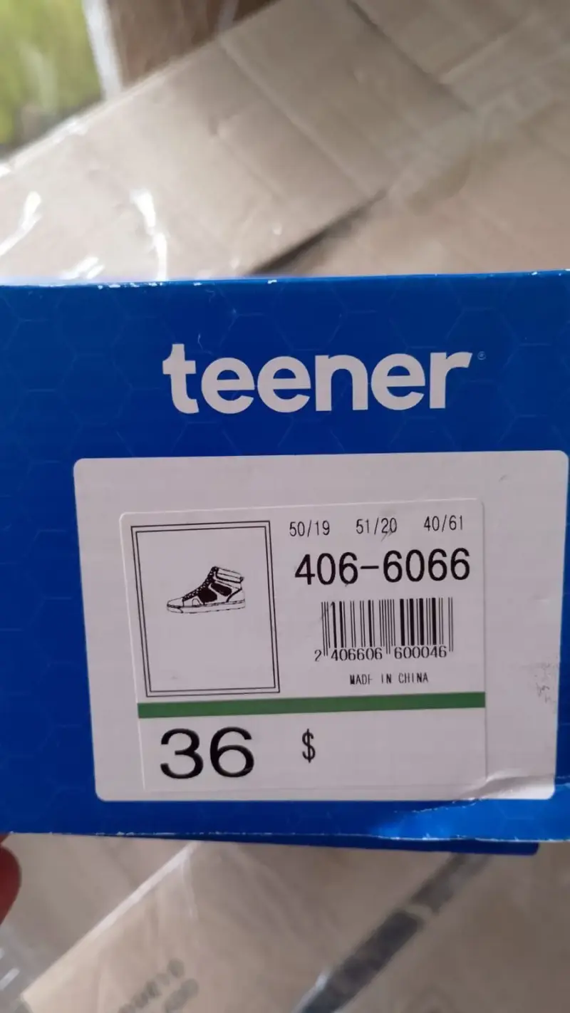 Zapatillas negras de cuero Teener con mem - 5