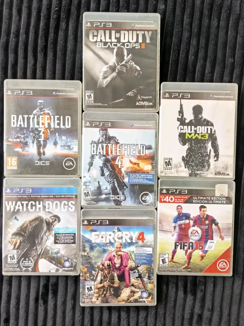 Lote Juegos PS3: Call of Duty, Battlefield,