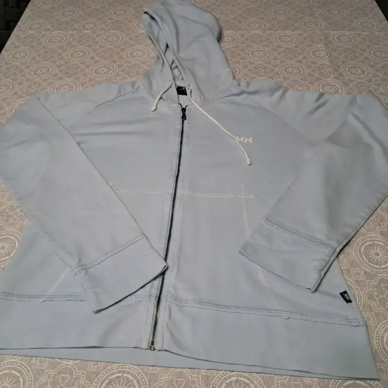 Polerón con capucha Helly Hansen celeste - 1