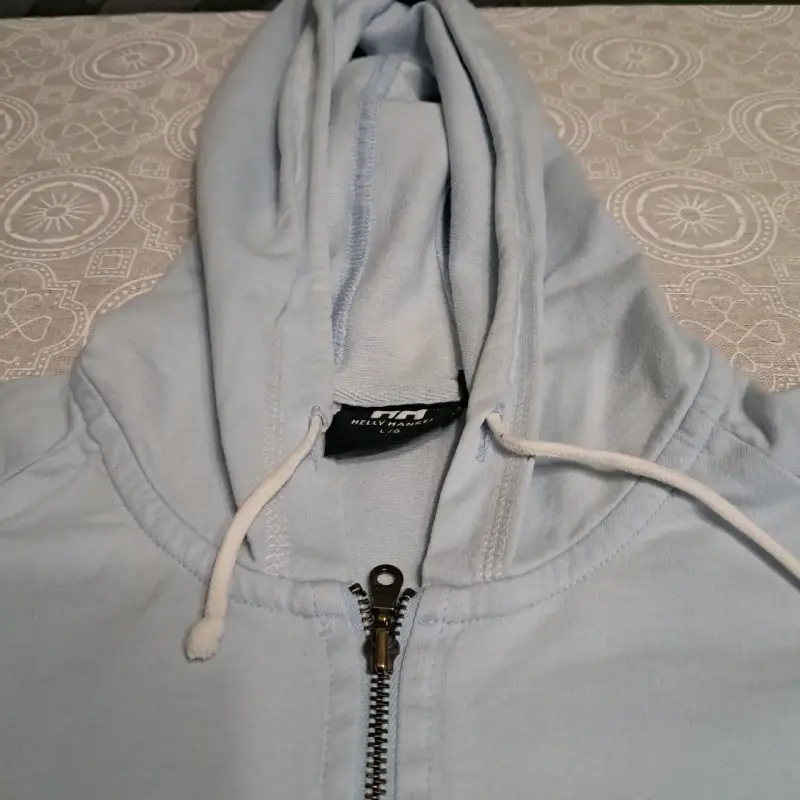 Polerón con capucha Helly Hansen celeste - 3