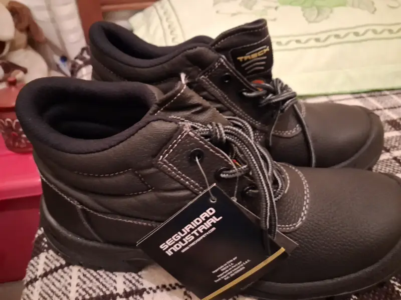 Botas de seguridad industrial negras resistentes - 2