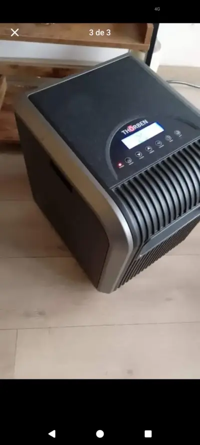 Calefactor eléctrico Thorben con control digital - miniatura 1