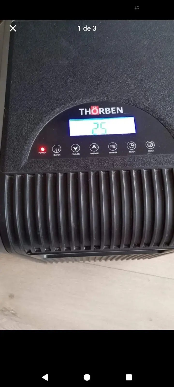 Calefactor eléctrico Thorben con control digital - 3