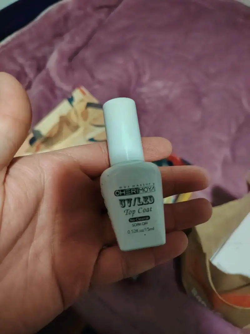 Esmalte Top Coat UV/LED Cherimoya
